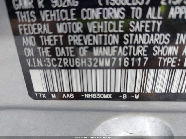 2021 HONDA HR-V 3CZRU6H32MM716117 Photo 8