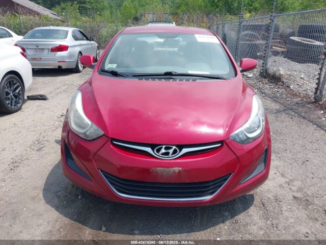 KMHDH4AE4GU603267 Hyundai ELANTRA SE