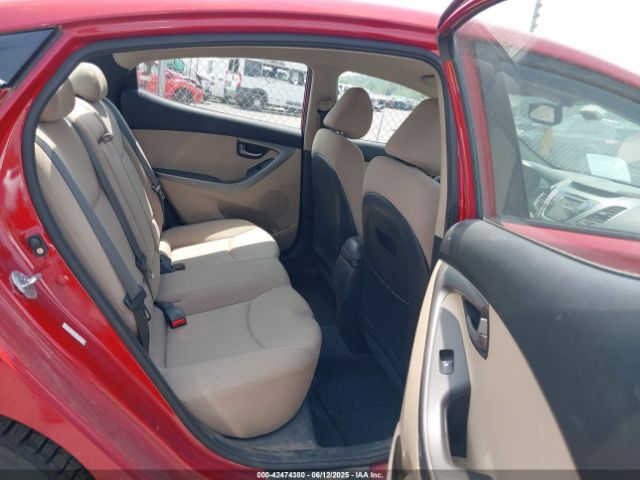 KMHDH4AE4GU603267 Hyundai ELANTRA SE