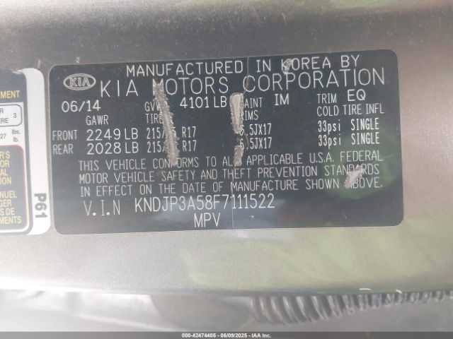 KNDJP3A58F7111522 KIA SOUL +