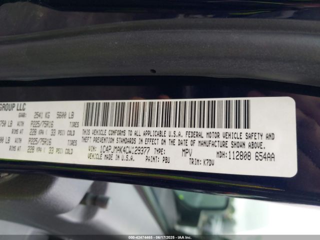2012 JEEP LIBERTY 1C4PJMAK4CW129377 Photo 8
