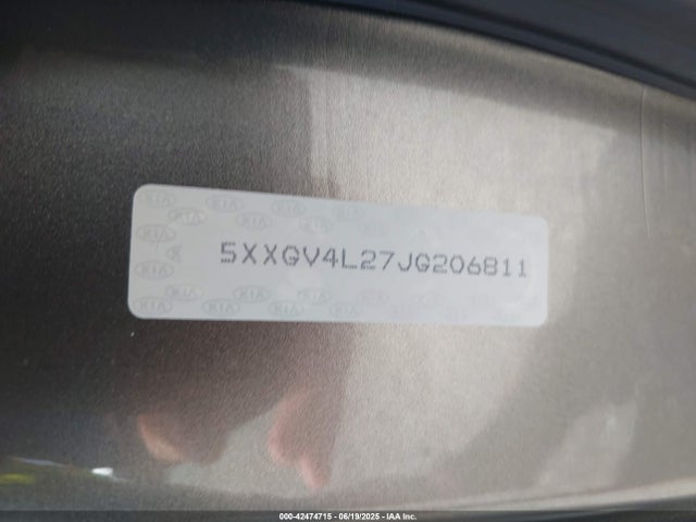 5XXGV4L27JG206811 KIA Optima Sx Turbo