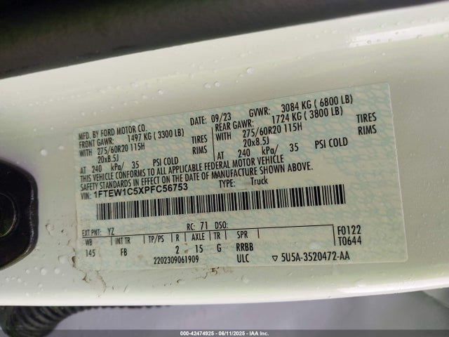 Ford F-150 Xlt 2023 1FTEW1C5XPFC56753 Image 9