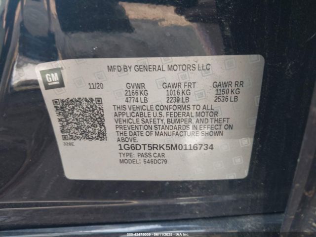 2021 CADILLAC CT5 1G6DT5RK5M0116734 Photo 8