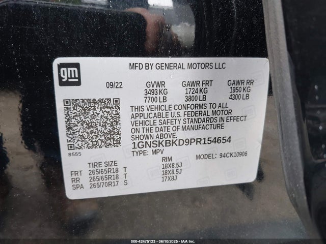 Chevrolet l84 2023 1GNSKBKD9PR154654 Image 9