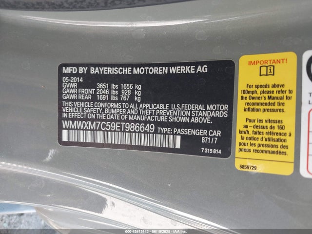 2014 MINI HARDTOP WMWXM7C59ET986649 Photo 8