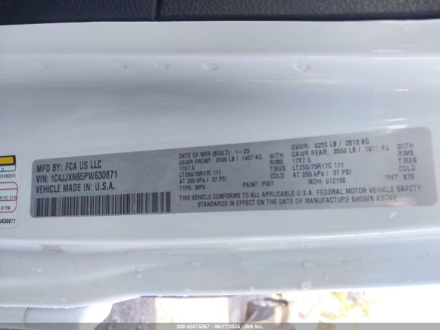 2023 JEEP WRANGLER 4XE 1C4JJXN65PW630871 Photo 8