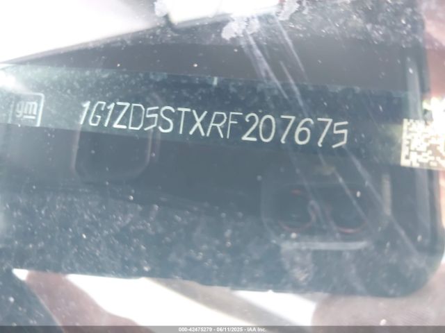 1G1ZD5STXRF207675 Chevrolet Malibu Fwd 1lt