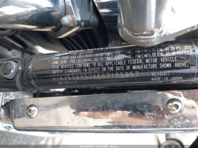 2006 SUZUKI C90 JS1VY52A662105957 Photo 9