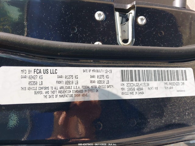 Dodge Charger 2020 2C3CDXJG2LH115130 Image 9