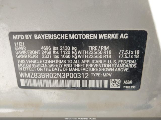 2022 MINI COUNTRYMAN WMZ83BR02N3P00312 Photo 8