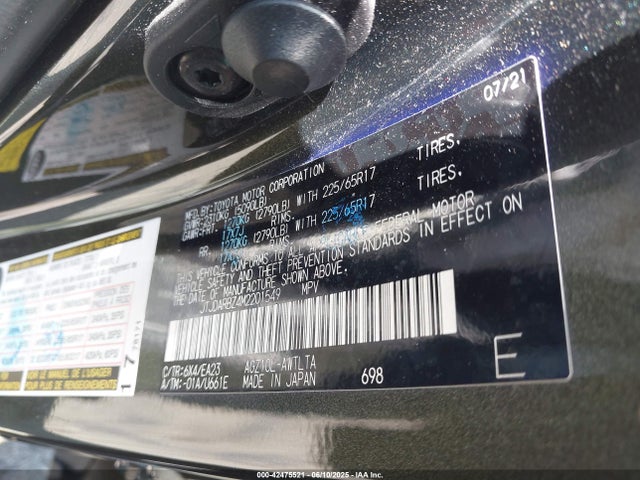 Lexus 8ar-fts 2021 JTJDARBZ4M2201549 Image 9