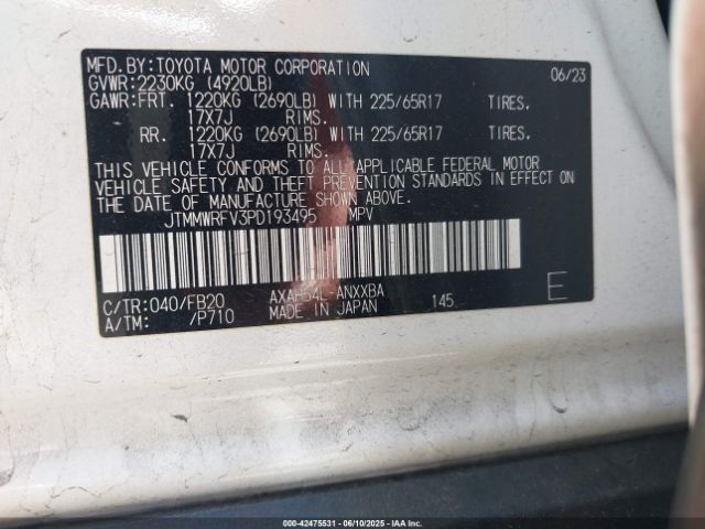 2023 TOYOTA RAV4 HYBRID JTMMWRFV3PD193495 Photo 8