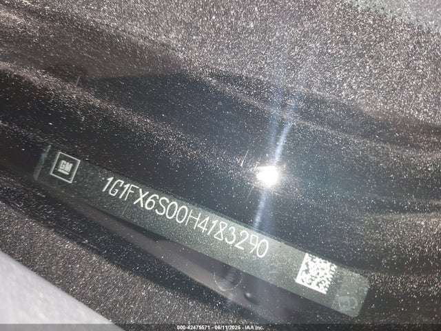 1G1FX6S00H4183290 Chevrolet 2017