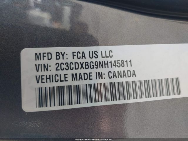 2022 DODGE CHARGER 2C3CDXBG9NH145811 Photo 8