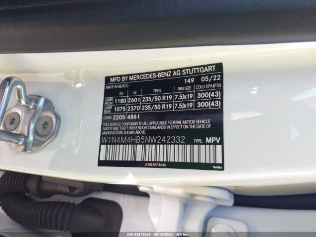 2022 MERCEDES-BENZ GLB 250 W1N4M4HB5NW242332 Photo 8