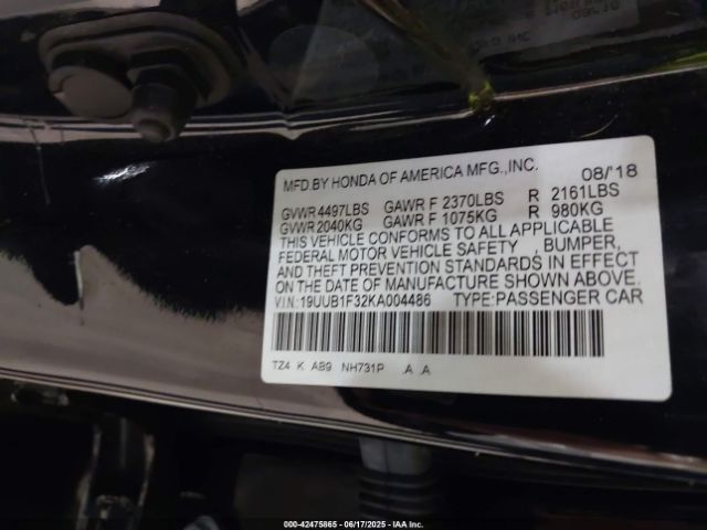 2019 ACURA TLX 19UUB1F32KA004486 Photo 8