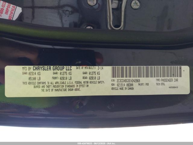2014 DODGE CHARGER 2C3CDXBG3EH242969 Photo 8