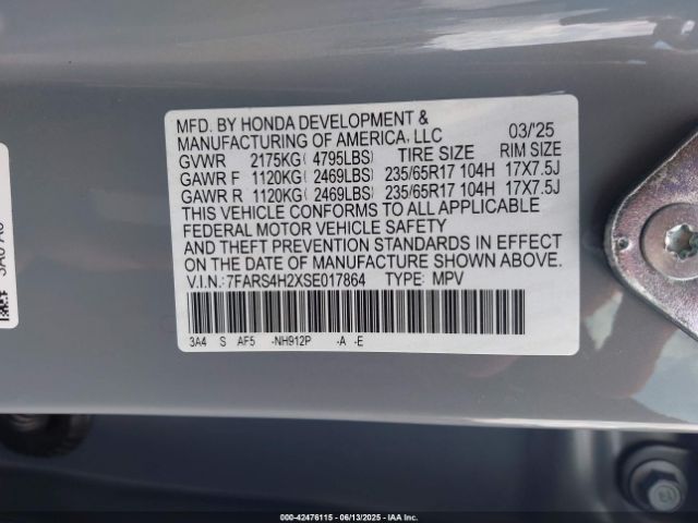 2025 HONDA CR-V 7FARS4H2XSE017864 Photo 8