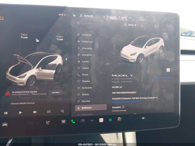 2023 TESLA MODEL Y 7SAYGDEE1PA192907 Photo 6
