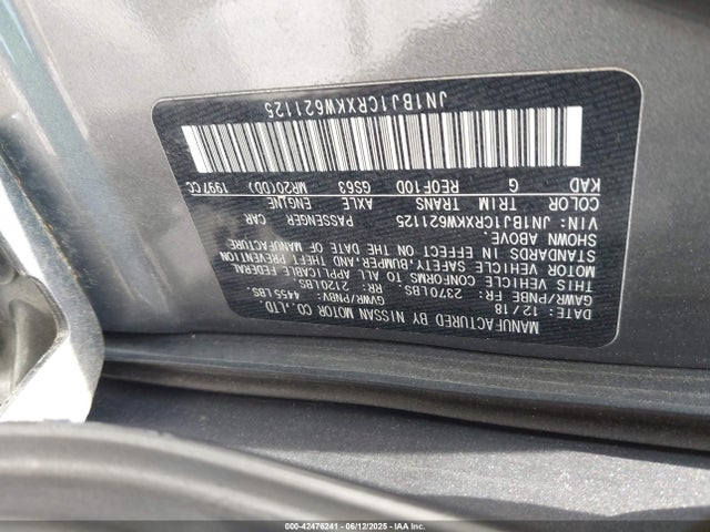 JN1BJ1CRXKW621125 Nissan 2019