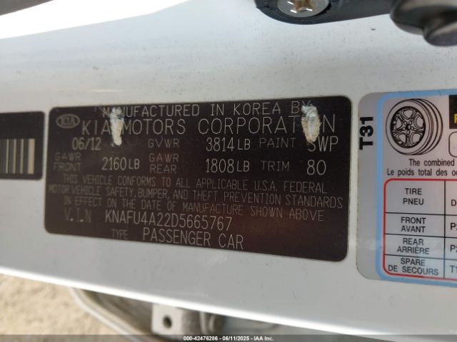 2013 KIA FORTE KNAFU4A22D5665767 Photo 8