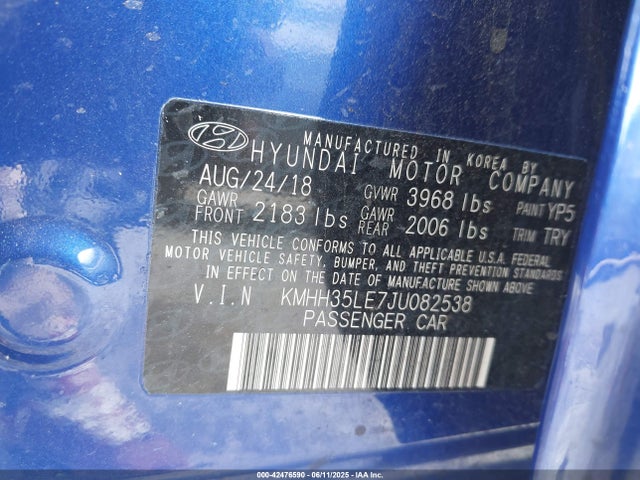 KMHH35LE7JU082538 Hyundai gdi nu