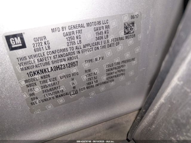 1GKKNKLA0HZ312857 GMC lcv - sidi: spark ignited direct injection, vvt: variable valve timing, dcvcp, e85 max, e0-e100, alum