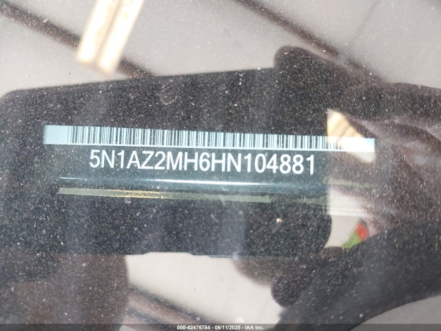 5N1AZ2MH6HN104881 Nissan 2017