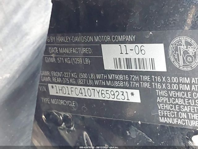2007 HARLEY-DAVIDSON FLHTCUI 1HD1FC4107Y659231 Photo 9