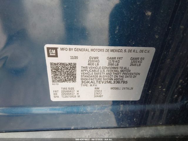 2021 GMC TERRAIN 3GKALTEV2ML336795 Photo 8