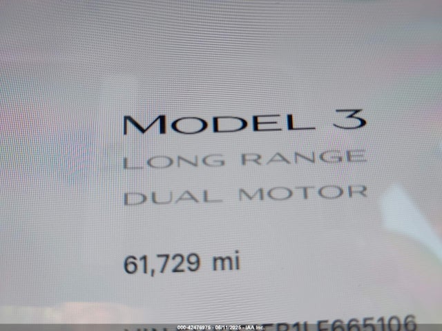 2020 TESLA MODEL 3 5YJ3E1EB1LF665106 Photo 6