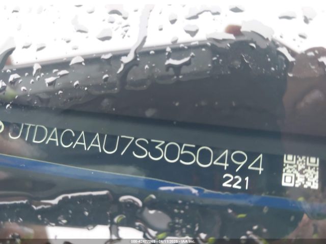JTDACAAU7S3050494 Toyota Prius Le