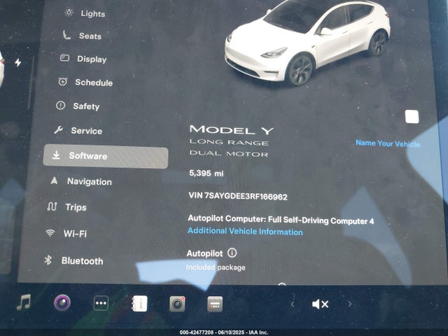 2024 TESLA MODEL Y 7SAYGDEE3RF166962 Photo 6