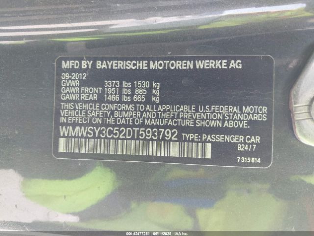 2013 MINI ROADSTER WMWSY3C52DT593792 Photo 8