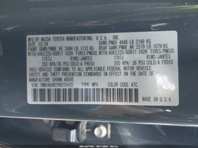 2024 MAZDA CX-50 7MMVABAM2RN209420 Photo 8