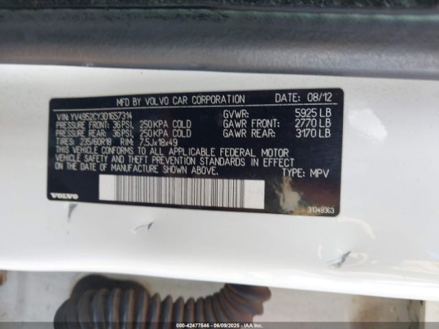 2013 VOLVO XC90 YV4952CY3D1657314 Photo 8