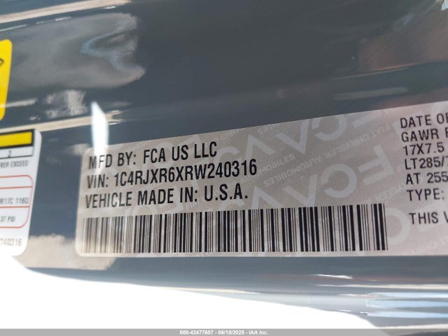 1C4RJXR6XRW240316 Jeep Wrangler 4xe Rubicon 4xe