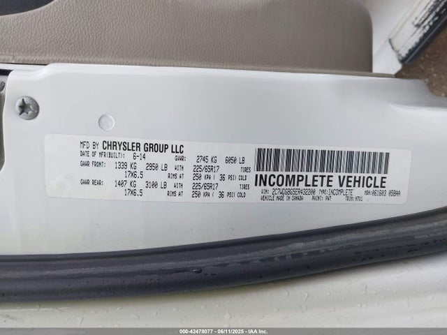2C7WDGBG5ER432200 Dodge 2014