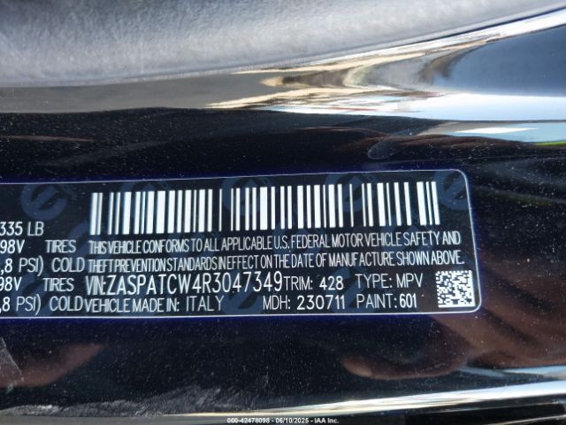 2024 ALFA ROMEO TONALE ZASPATCW4R3047349 Photo 8