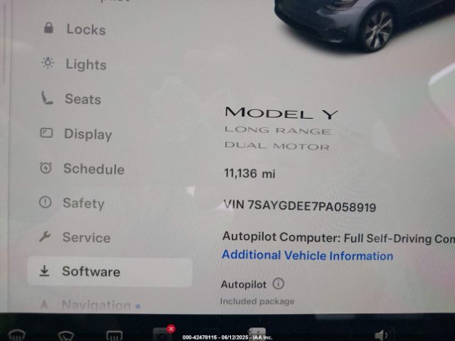 2023 TESLA MODEL Y 7SAYGDEE7PA058919 Photo 6