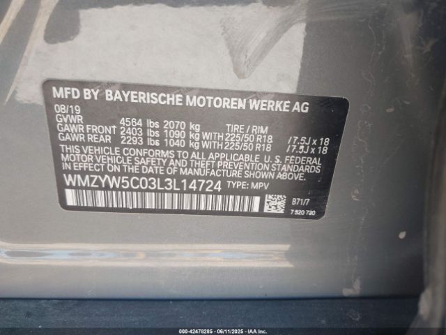 2020 MINI COUNTRYMAN WMZYW5C03L3L14724 Photo 8