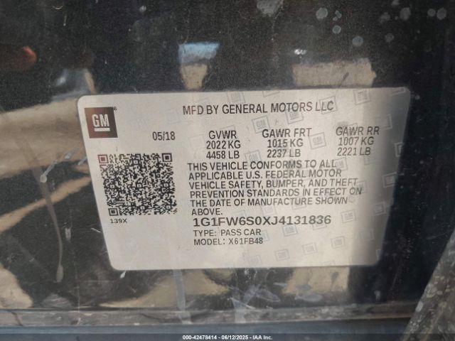 2018 CHEVROLET BOLT EV 1G1FW6S0XJ4131836 Photo 8