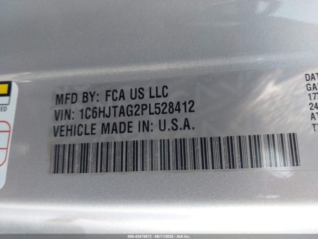 2023 JEEP GLADIATOR 1C6HJTAG2PL528412 Photo 8