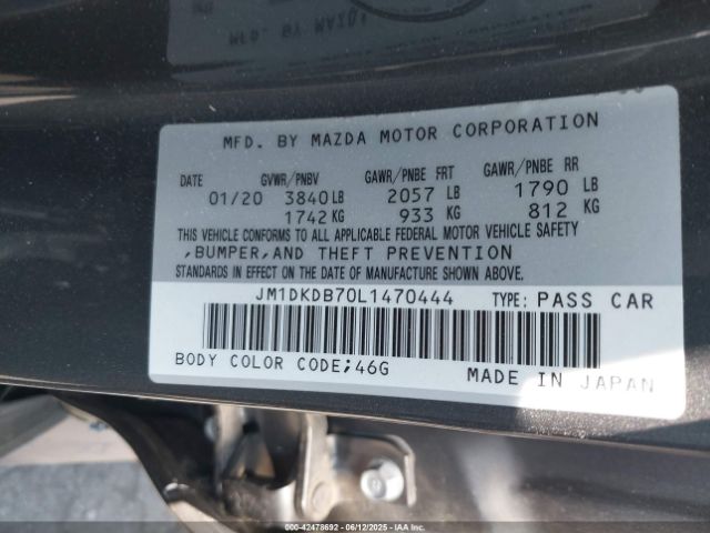 2020 MAZDA CX-3 JM1DKDB70L1470444 Photo 8