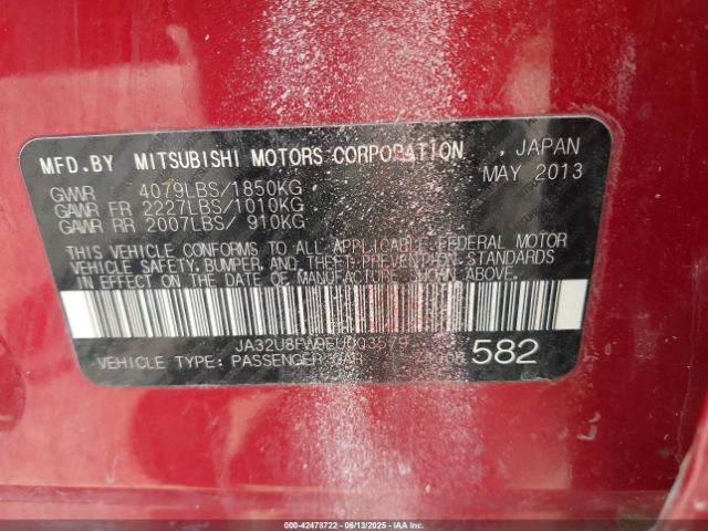 2014 MITSUBISHI LANCER JA32U8FW9EU003579 Photo 8