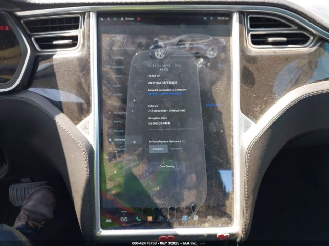 2015 TESLA MODEL S 5YJSA1H14FF080616 Photo 6