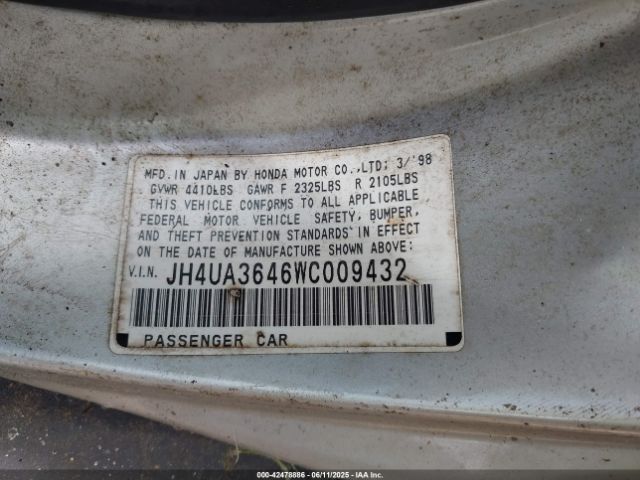 1998 ACURA TL JH4UA3646WC009432 Photo 8