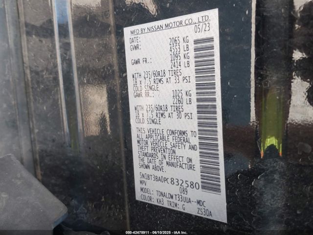 2023 NISSAN ROGUE 5N1BT3BA0PC832580 Photo 8