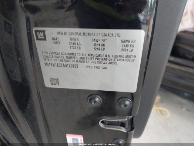 2010 CHEVROLET CAMARO 2G1FK1EJ7A9120292 Photo 8
